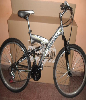 Imagen de Bicicleta TopMega Doble Suspension NUEVA A ESTRENAR con Factura numero 0