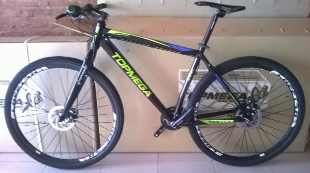 Imagen de Vendo MTB TopMega Vanguard Aluminio R 29 Shimano NUEVA con Factura numero 0