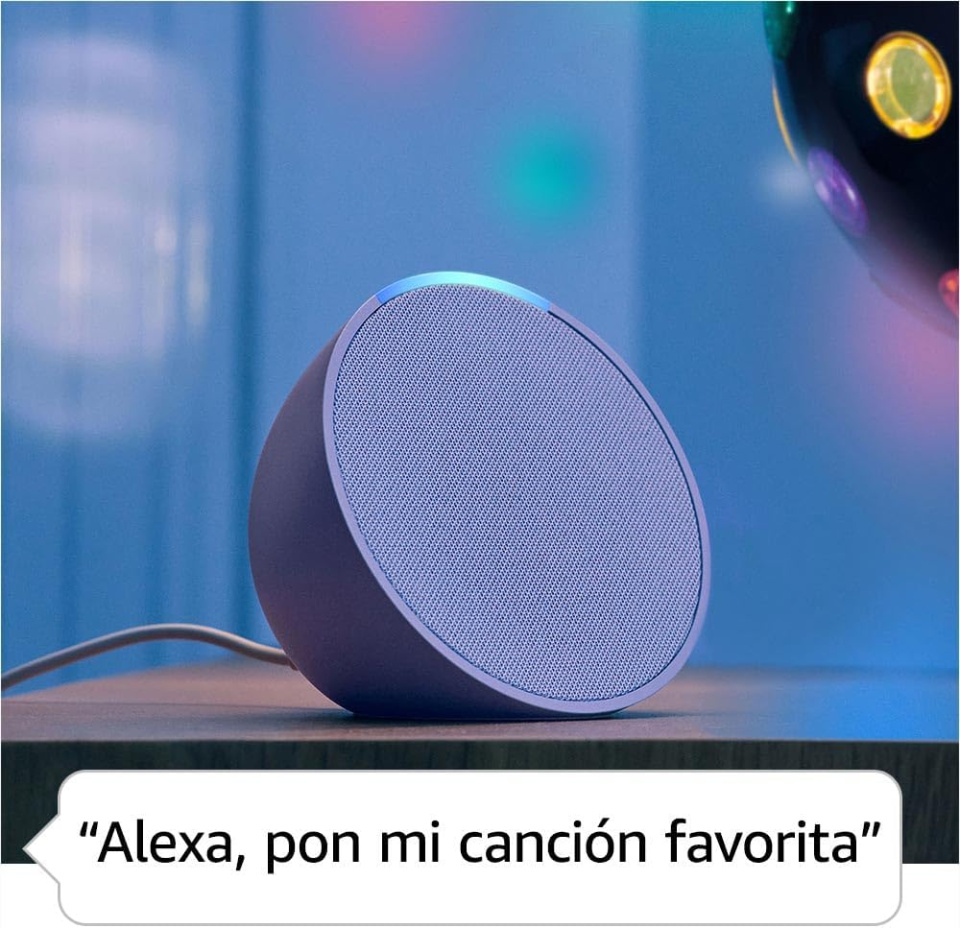 Imagen de Alexa Echo Pop bocina inteligente color negro numero 6
