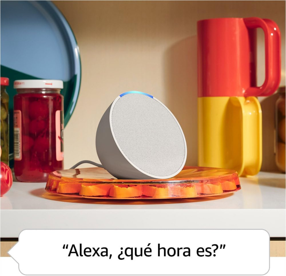 Imagen de Alexa Echo Pop bocina inteligente color negro numero 3