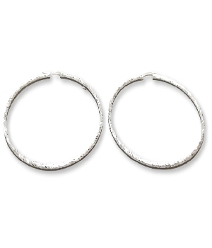 Imagen de Arracadas de 6 cms de ancho plata solida numero 0