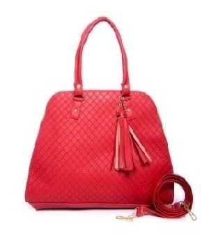 Imagen de Bolso Karina color rojo grande premium numero 0