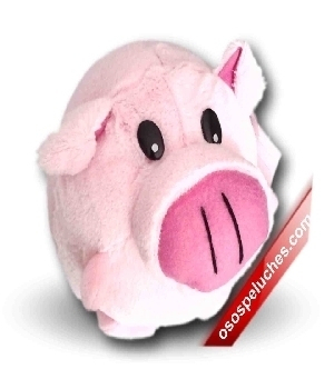 Imagen de Borlita de peluche en forma de puerquito numero 0