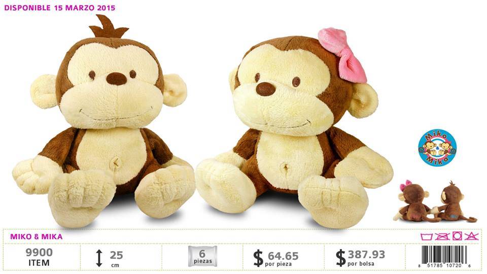 Imagen de Ratón de peluche con saco numero 1