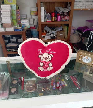 Imagen de Corazon de peluche 30 cms Te amo numero 0