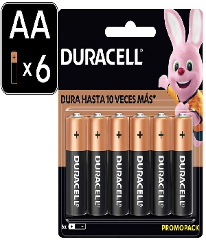 Imagen de Duracell pilas AA Duralock pack con 6 pilas numero 0