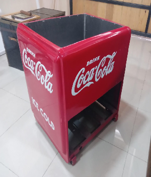 Imagen de Hielera coca cola de 1940 letras troqueladas numero 0