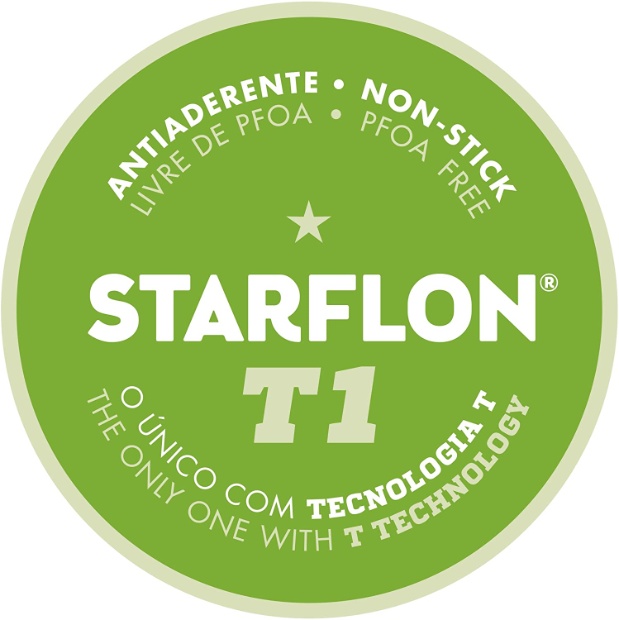Imagen de Juego de tres sartenes rojos con starflon marca Tramontina numero 2