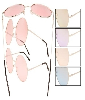 Imagen de Lentes De Sol circulares retro uv 400 proteccion numero 0