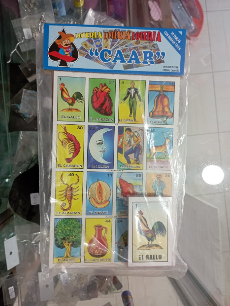 Imagen de Loteria nacional 10 tableros de 20 x 13.5 cm baraja chica numero 2