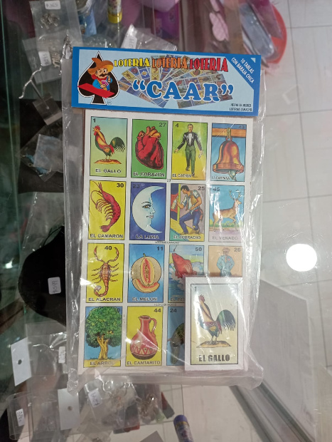 Imagen de Loteria nacional 10 tableros de 20 x 13.5 cm baraja chica numero 3