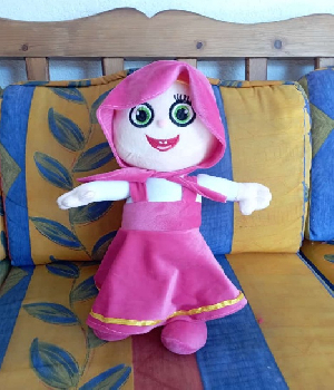 Imagen de Masha de peluche de 50 cms color rosa numero 0
