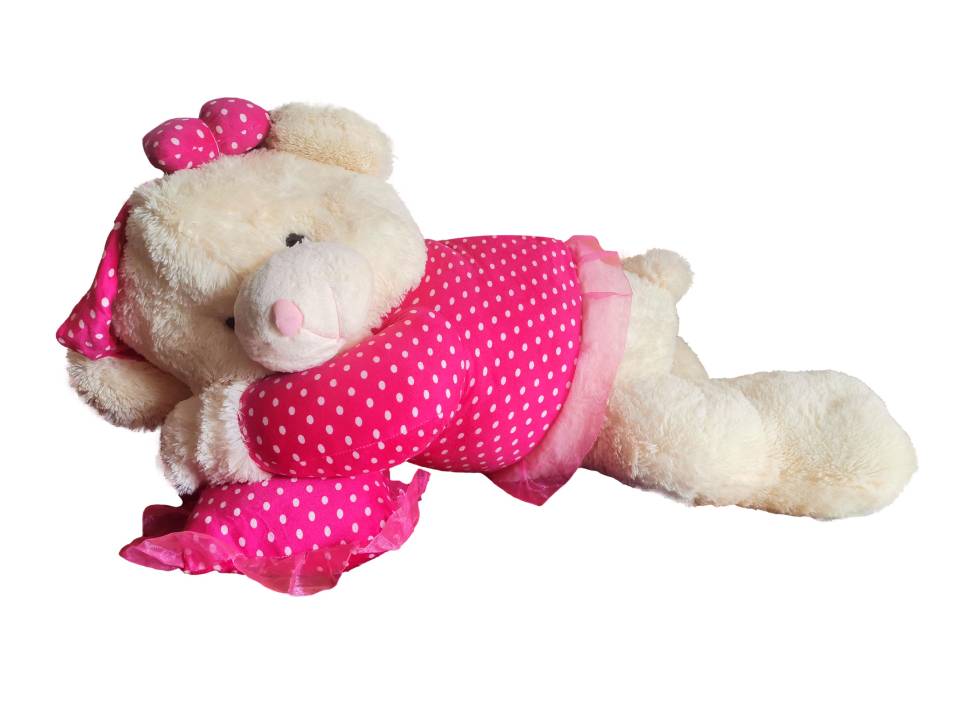 Imagen de Osa de peluche gigante dormilona de un metro numero 0
