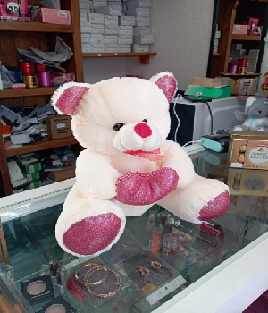 Imagen de Osito de peluche con corazon 30 cms estandar numero 0