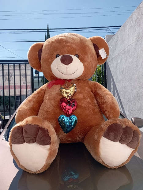 Imagen de Oso de peluche gigante café de 1.40 gordísimo numero 2
