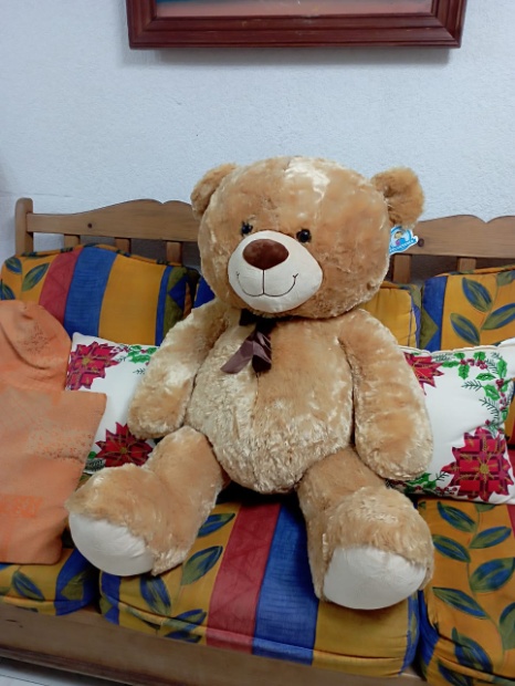 Imagen de Oso de peluche gigante color miel 105 cms numero 2