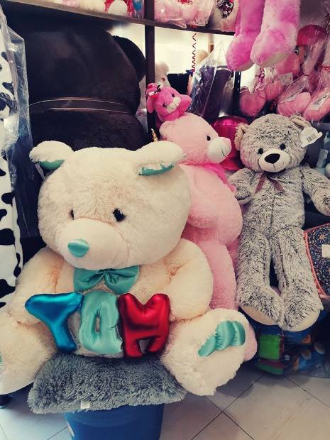 Imagen de Oso de peluche gigante TQM hermoso numero 0