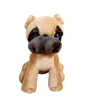 Imagen de Perro de peluche dog cafe de 55 cms sentado liston rojo numero 0