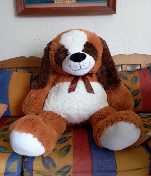 Imagen de Perro de peluche gigante Berny Chompon 105 cms numero 0