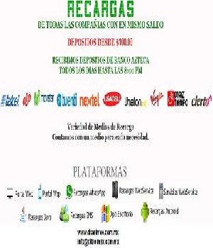 Imagen de Recargas para Celular de todas las marcas numero 0