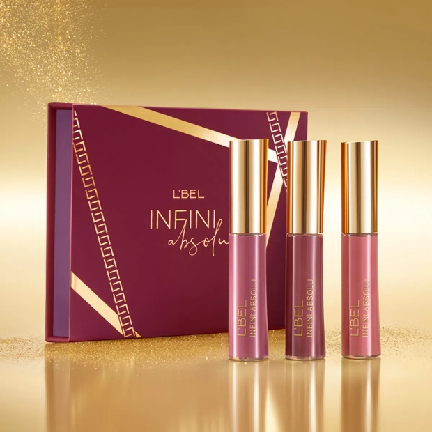 Imagen de Set de Labiales LBEL infiniti absolu tono nude con bolsa de regalo para ma numero 1