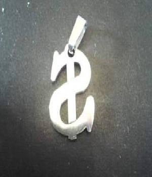 Imagen de Signo de pesos en acero inoxidable numero 0