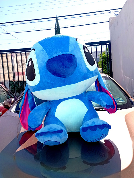 Imagen de Stitch de peluche gigante cute kawai muy azul numero 0