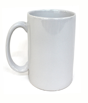 Imagen de Taza de ceramica totalmente lisa de 12 x 9.5 cm numero 0