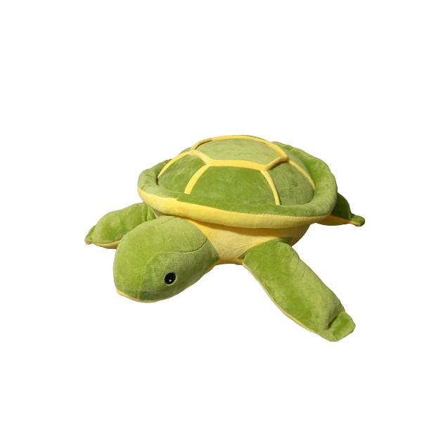 Imagen de Tortuga de peluche cute color verde y amarillo de 45 cm numero 0