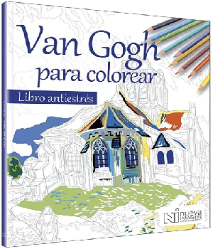 Imagen de Van Gogh para colorear libro anti estres marca nueva imagen numero 0