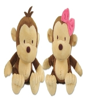 Imagen de Changos de peluche Miko y Mika (c/u) numero 6