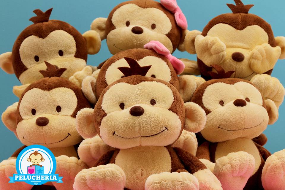 Imagen de Changos de peluche Miko y Mika (c/u) numero 5